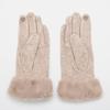 Wool Gloves with Faux Fur Woman GERARD PASQUIER