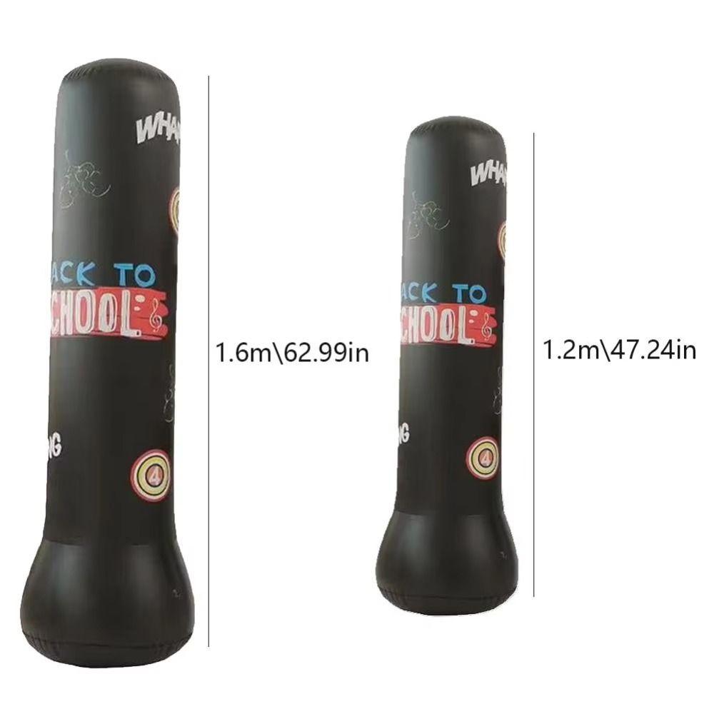 Inflatable Kids Boxing Sandbag PVC Fitness Sand Bag Children Punching Bag Gym Training