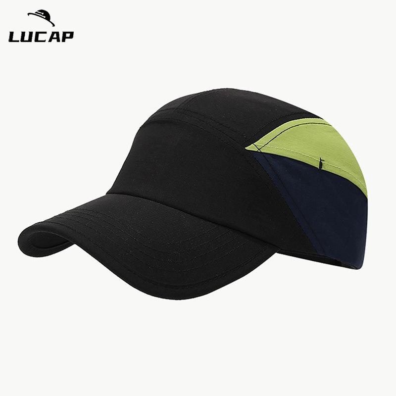 Quick-drying waterproof baseball cap Sports breathable sun cap Color matching cap Outdoor mountaineering sun protection cap