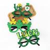 6pcs St. Patrick's Day Eyeglasses - Glittery Green Party Favors & Photo Props, Perfect for Celebrations, Photo Booth Props|Holiday Accessories