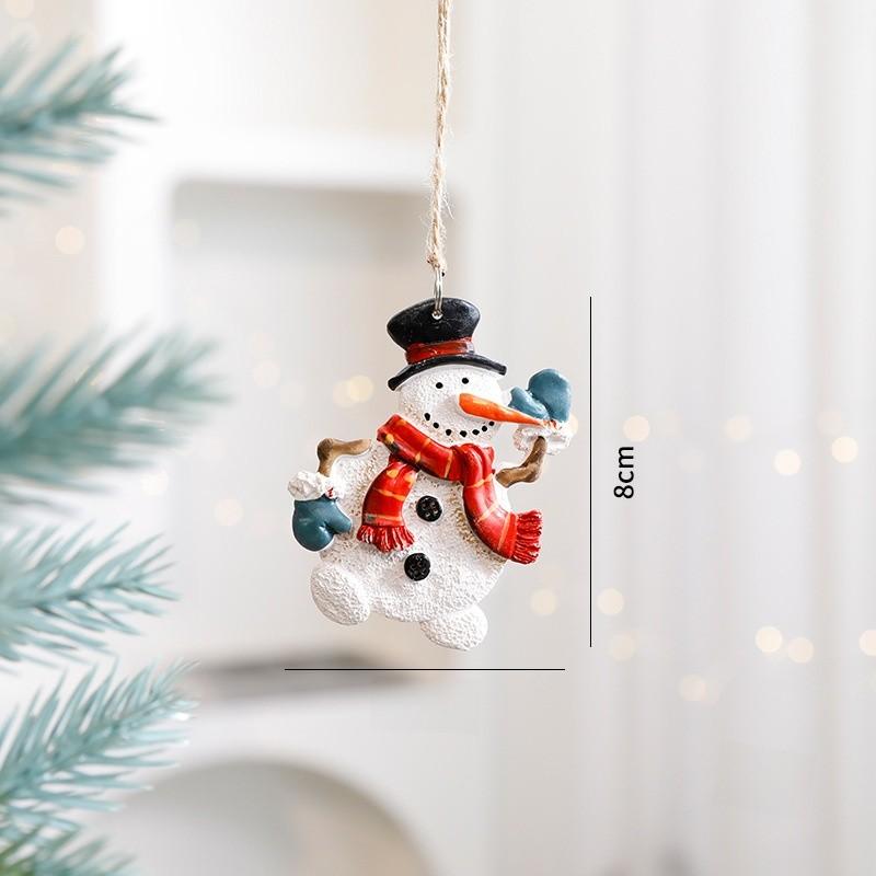 Christmas Ornaments Santa Snowman Gnome Festive Decorations Supplies Holiday
