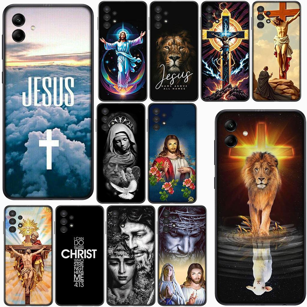 Cover for Motorola Moto Edge 50 30 One Fusion 40 neo Ultra Pro 20 Lite G50 G85 G84 E15 E14 Phone Case God Jesus Judah Cross