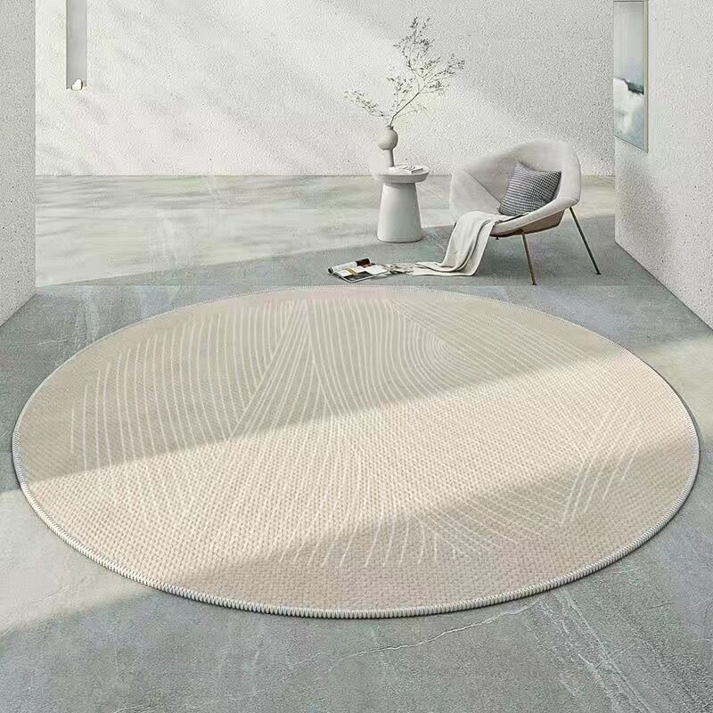 Nordic Circular Carpet Resistant To Dirt and Easy To Maintain Decorative Carpet Household Sofa Coffee Table Carpet