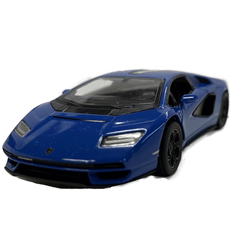 Lamborghini Countach Blue KINSMART Pullback Diecast Car 138 LPI800-4