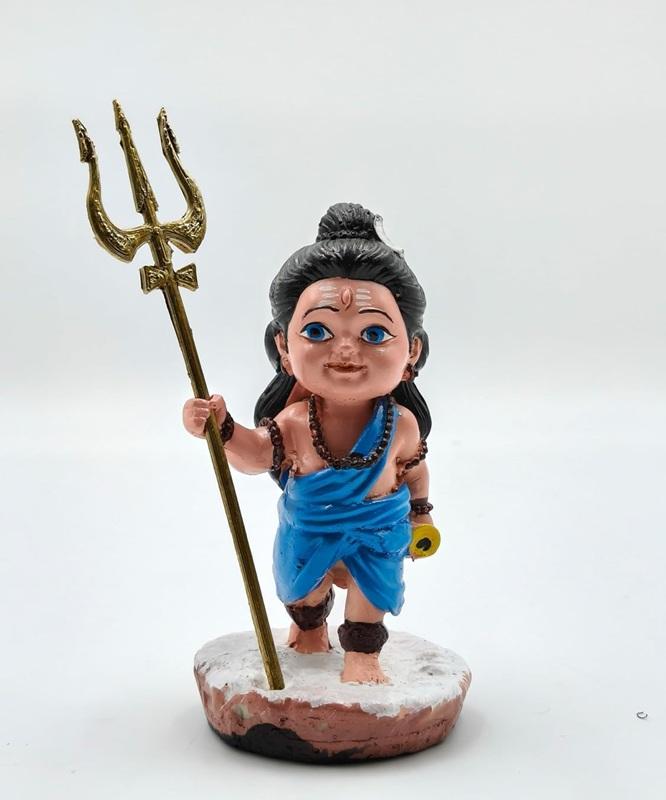 

TreegoArt Handcrafted Compact Little Shiva Statue Murti for Home Temple Showpiece for Pooja and Gifting - 3.5 Inches Height (Pack of 1) 3.5 Inches Height разноцветный