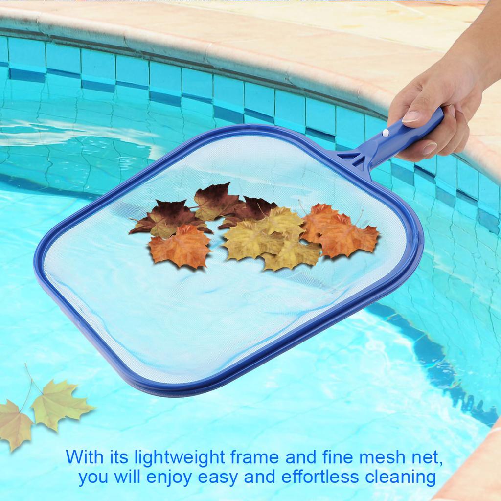 Lightweight Leaf Skimmer Mesh Net Frame Swimming Pool Pond Tub Cleaning Tool for Many Poles