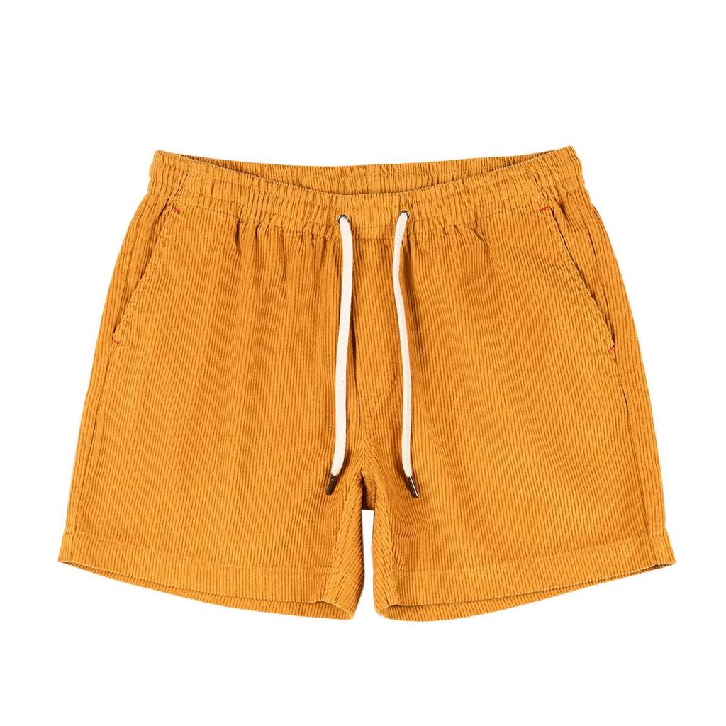 2024 Unisex Heavyweight All-Cotton Corduroy Shorts, Classic Preppy Style, Retro Washed