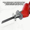 New Cordless Reciprocating Saw Handsaw Saber Saw 88V Multifunction Saw for Metal Wood Pipe Cutting Saw with 4 Blades Kit 2 Battery