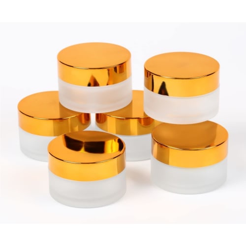 

Solid Value Hand Cream Containers, Light-Proof Jar Set with Inner Lids, Aroma Hand Cream, Light-Proof Glass Bottles, Aromatherapy Bottles, Storage, Re