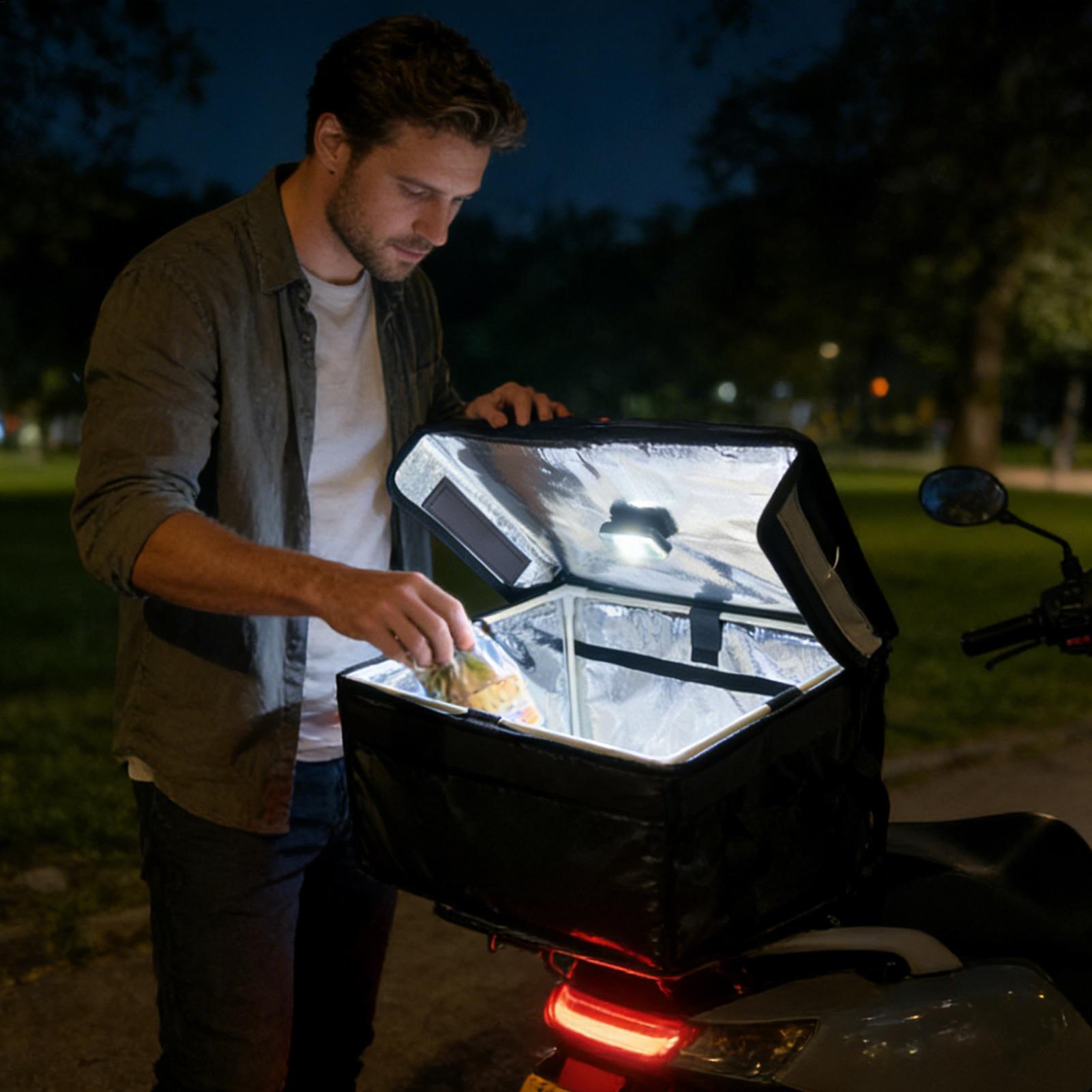 

Car Trunk Light Motorcycle Tail Case Lamp Automatic Sensing Rechargeable LED Car Lights Interior for Trunk Storage Cabinet CN