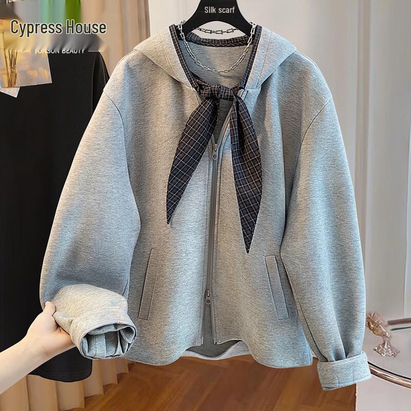 

Женская повседневная куртка с капюшоном и длинными рукавами M