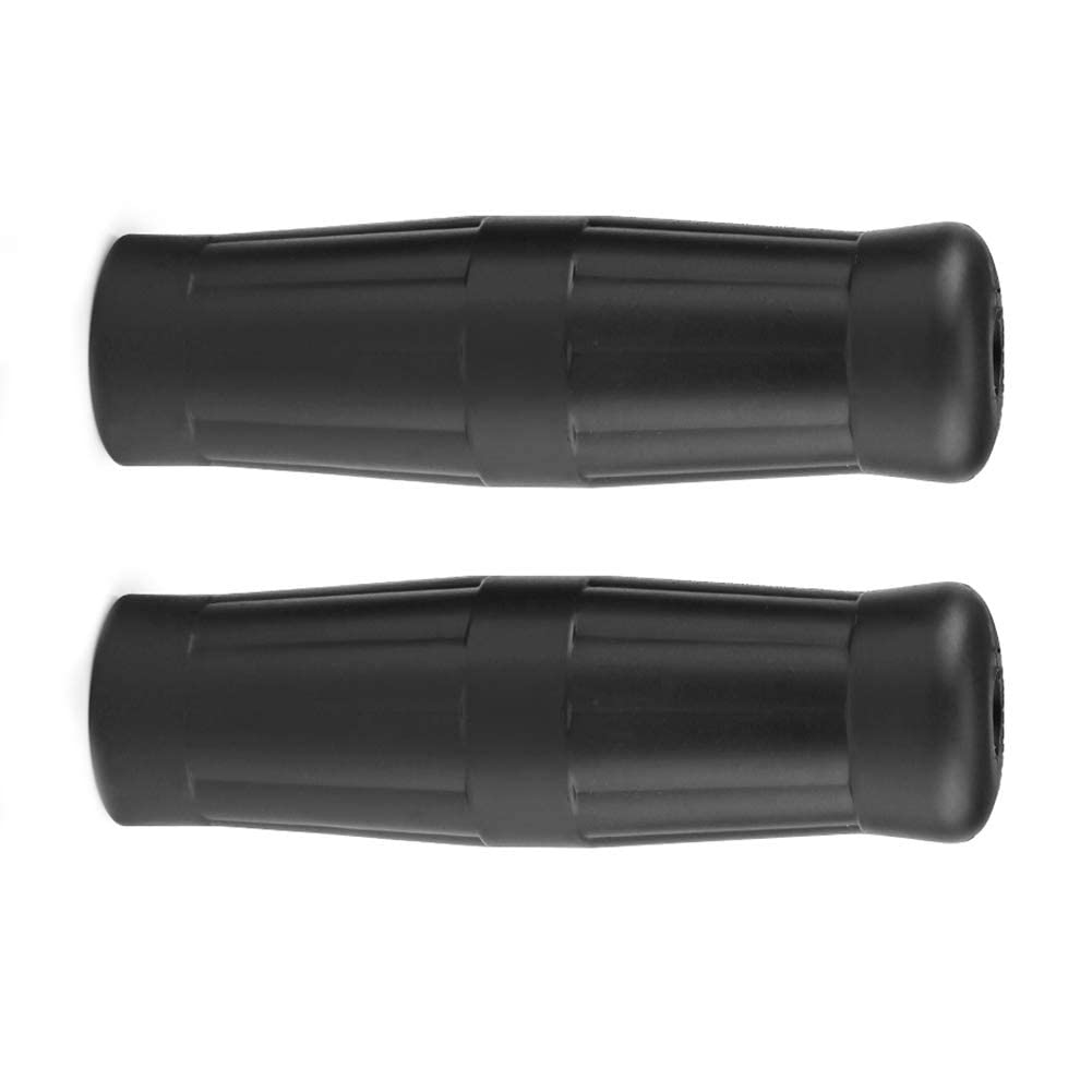 1"-7/8" Motorcycle Handlebar Grips Handlebars Non-Slip Rubber Vintage Cola Bottle Design 1 Pair (Left