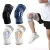 1 Pc Knee Sleeve Reduce Injuries Double Strapping Anti-collision Sweat Absorption Fitness Basketball Knee Protector Outdoor Sports