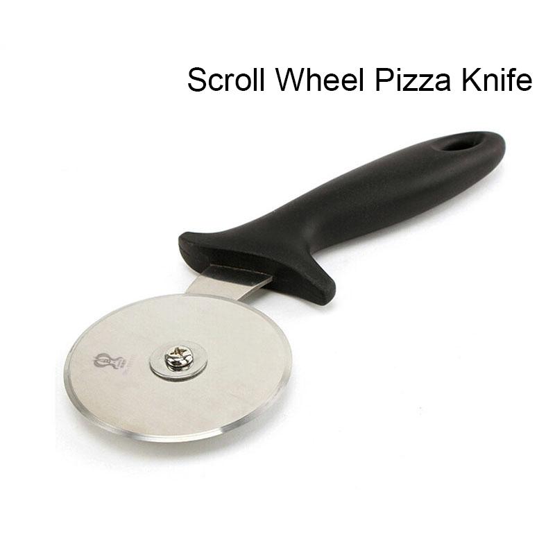 Stainless Steel Pizza Wheel Cutter Smooth Rotating Pizza Slicer Cutter Pizza Wheel Knife With Non Slip Plastic Handle