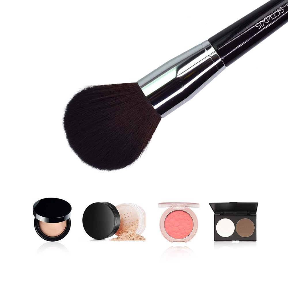 SIXPLUS Large Powder Brush (Black) F31