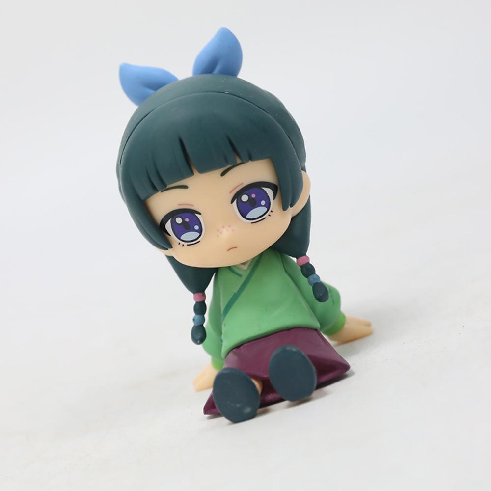 In Stock The Apothecary Diaries Maomao Jinshi Mini Figure Anime Periphery Kawaii Sitting Toys Desktop Car Ornaments Model Gifts