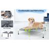 Elevated Cooling Dog Bed, Breathable Anti-slip Pet Cot for Medium Dogs