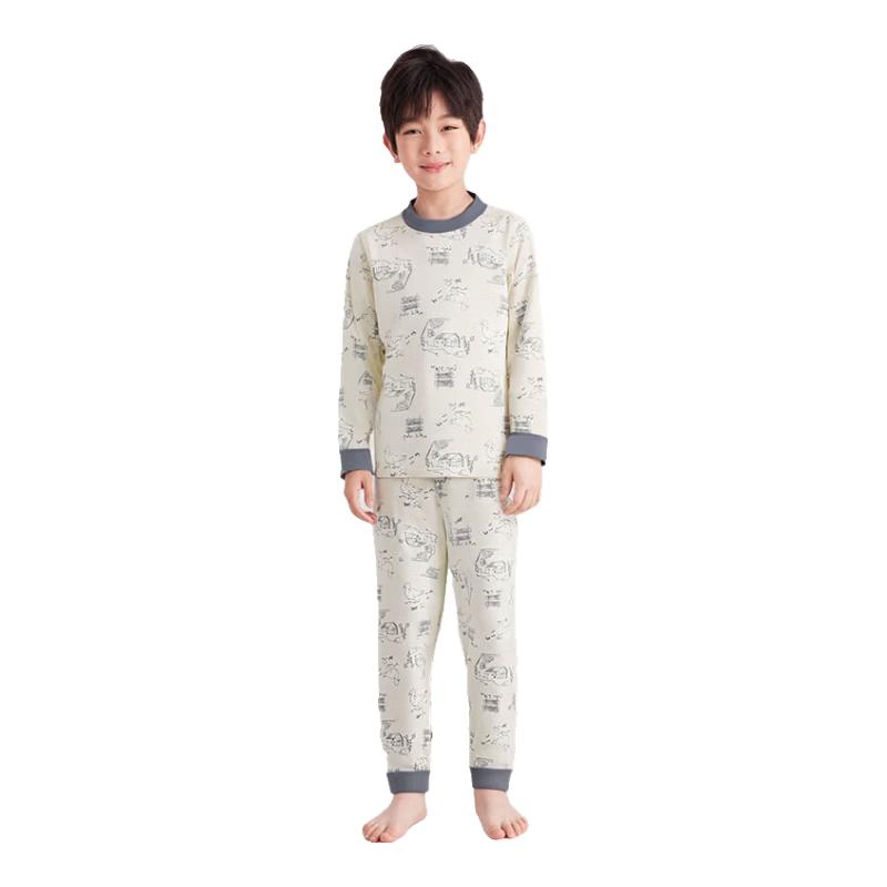 YUZHAOLIN Kids 100% Cotton Thermal Underwear Set 110