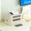 Router Storage Box Breathable Power Cable Storage Box Space Saving Cable Management Box Cable Organizer Box for Desk
