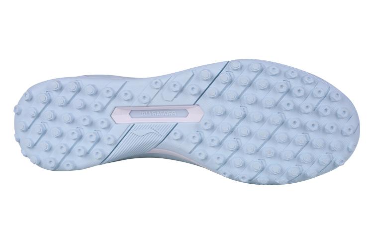 Li Ning TF Turf Artificial Leather Soccer Shoes Men's Sky Blue YSTT037-1