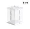 Transparent Cake Boxes with Trays