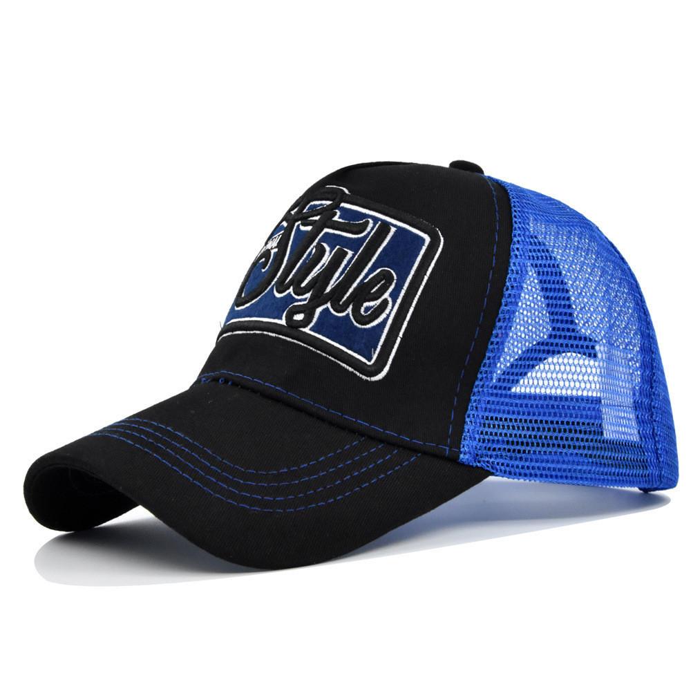 Duck Tongue Hat Style Letter Embroidered Baseball Hat Curved Eaves Sunshade Hat