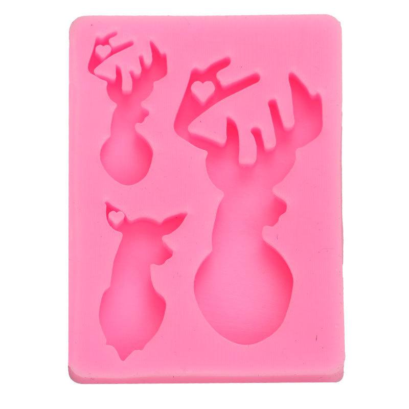 Skull Design Silicone Mold Fondant Decoration Mould Chocolate Cake DIY Tools