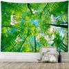 Tree Top Sky Forest Wall Decor Tapestry Home Living Room Tapestry