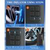 Multifunction Starting Device High Efficiency Tire Inflator Fast Inflation Air Compressor for Vehicle Outdoor Enthusiast
