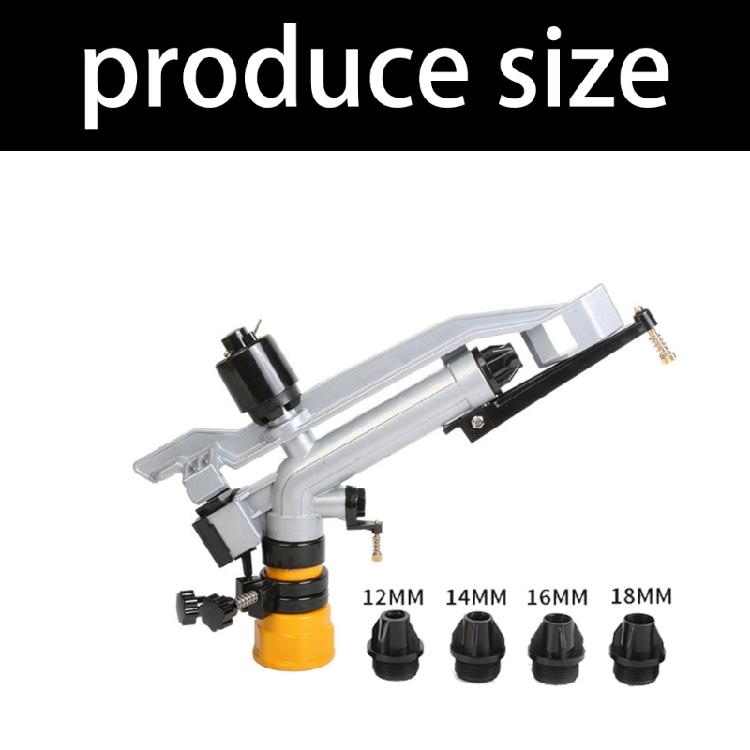Rotating Irrigation Sprinkler for Flexible Use in Patios, Greenhouses, and Pools Lawn Irrigation