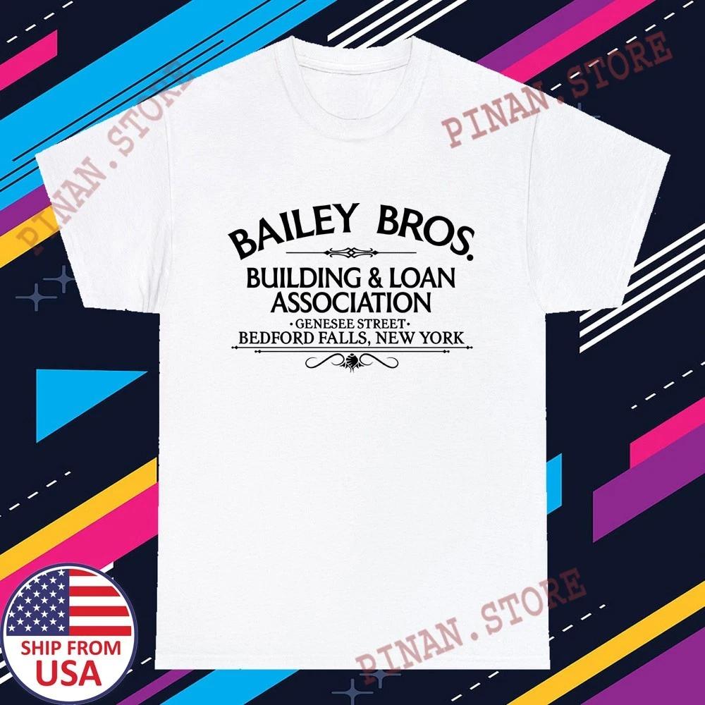 

Bailey Bros Building & Loans Association Men s White Size S-5XL 3XL