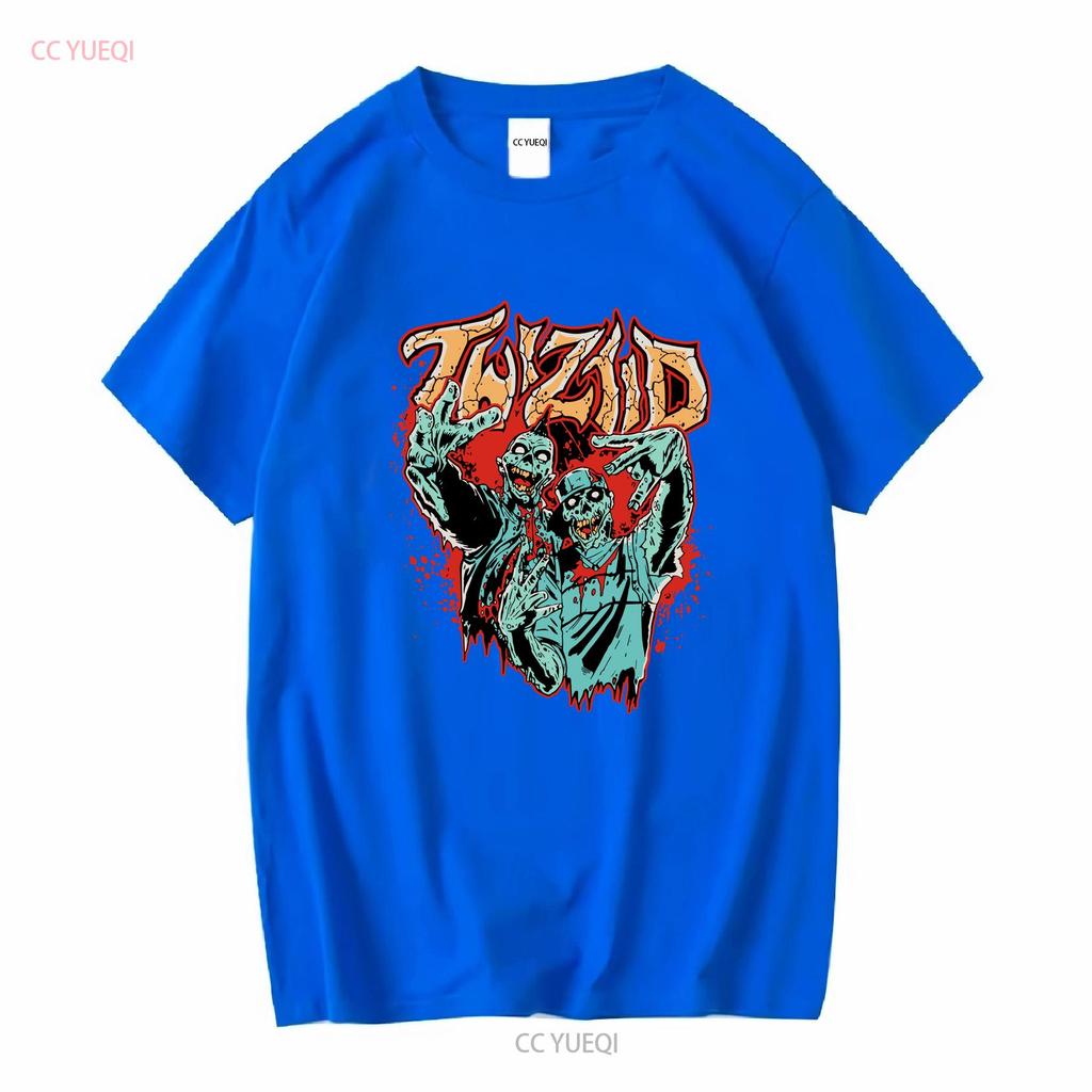 Twiztid Zombie T-Shirt vintage gewaschen leicht bequem dehnbar Unisex stilvoll Mode vielseitig weich Streetwear