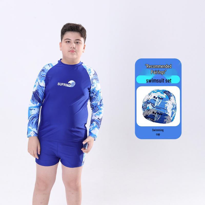Plus Size Boys' Swimsuit for Teens and Kids - Hot Spring Collection