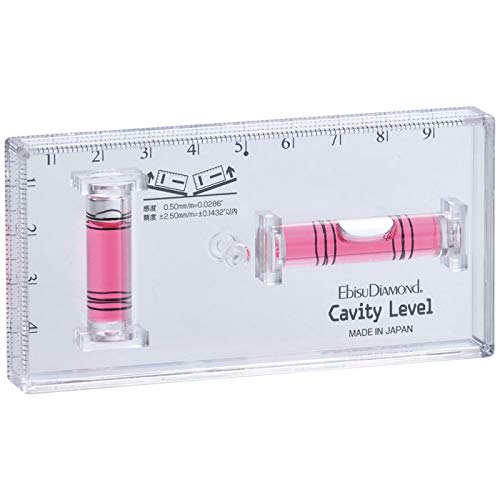 Ebisu Cavity Level, Transparent/Red, ED-10CVR