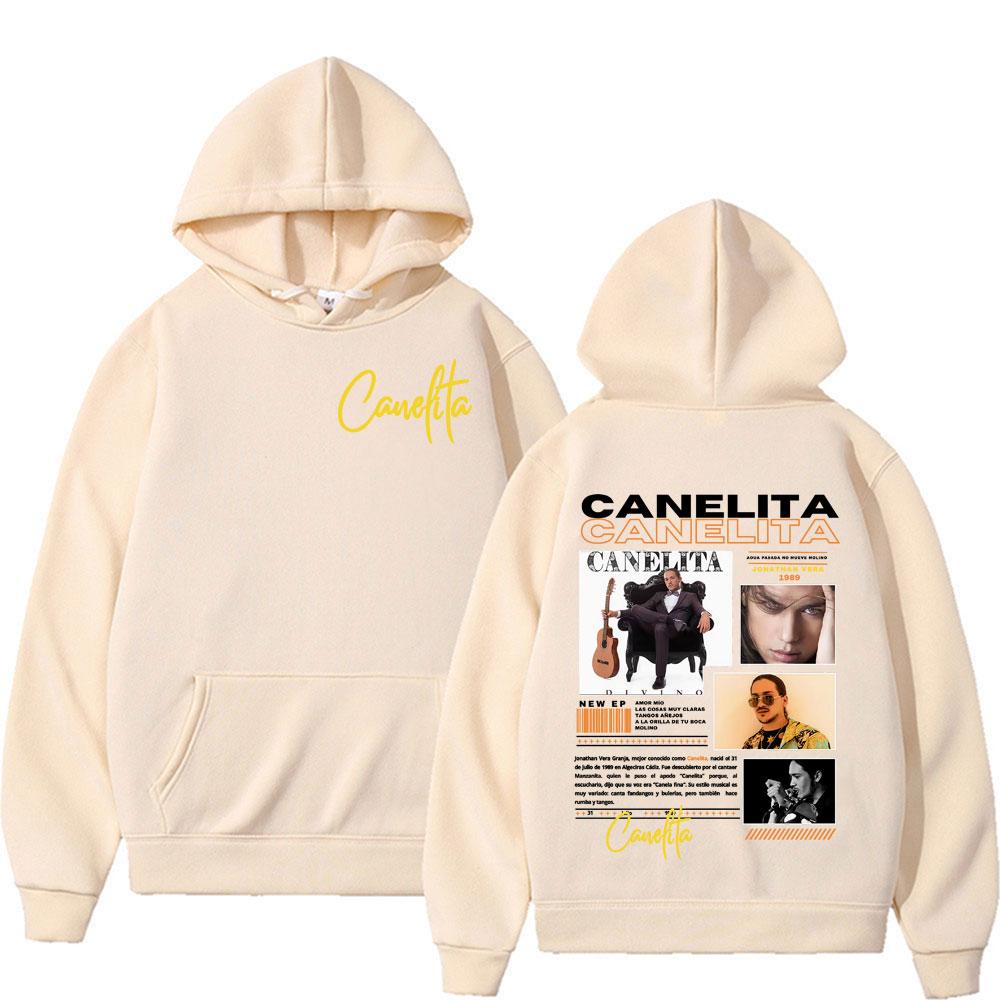 Canelita Jonathan Vera Graphics Cover Sweatshirts Men Women Hot Sale Fashion Hip Hop Vintage Hoodies Oversized Hoodie Streetwear