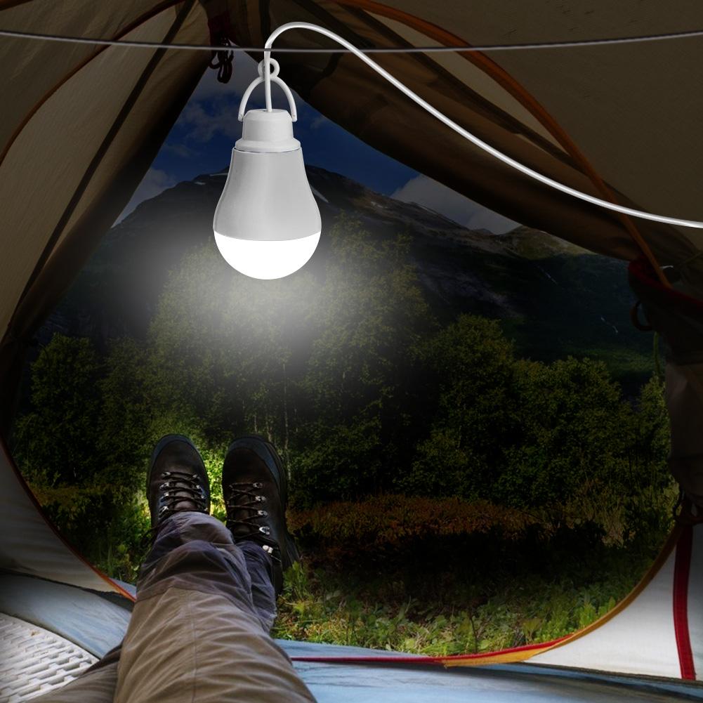 Light Mobile Power Camping Lamp LED Portable Dormitory Reading Bulb USB Cold White Energy Saving Outdoor Laptops