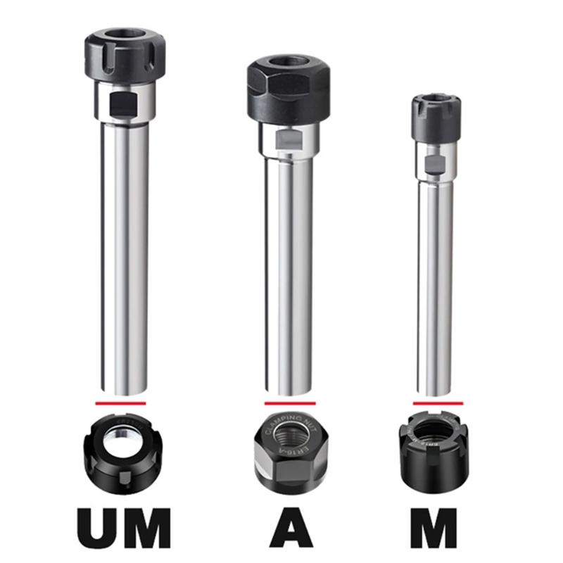 Precise Ground C8ER8A Collet Chuck 8-12mm Diameter Straight Shank Alloy Steel For Lathe Highly Speed Milling Applications