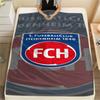 1PC 1. FC Heidenheim Patterned Flannel Blanket Suitable For All Seasons for Home Decor Warmth and Comfort Gifts Holiday Present