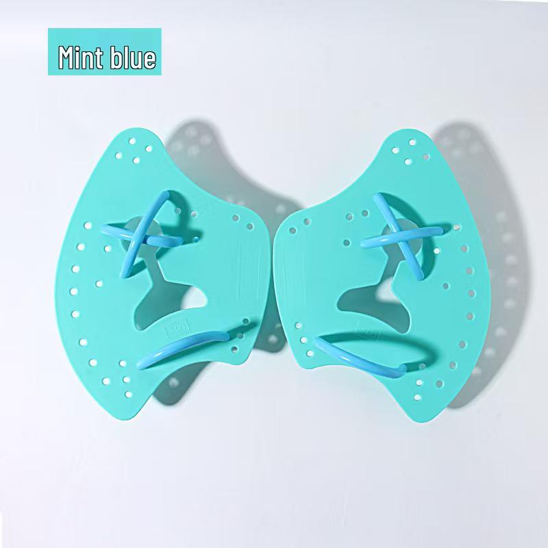 Axe-Style Sculling Hand Paddles for Adult and Child Swimming Training