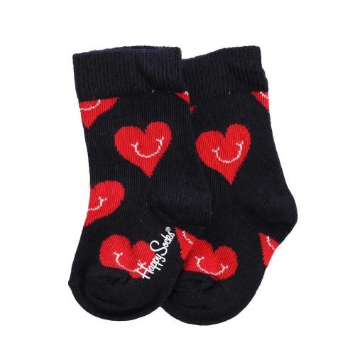Happy Socks Baby Smiling Hearts Socks (Pack of 2)