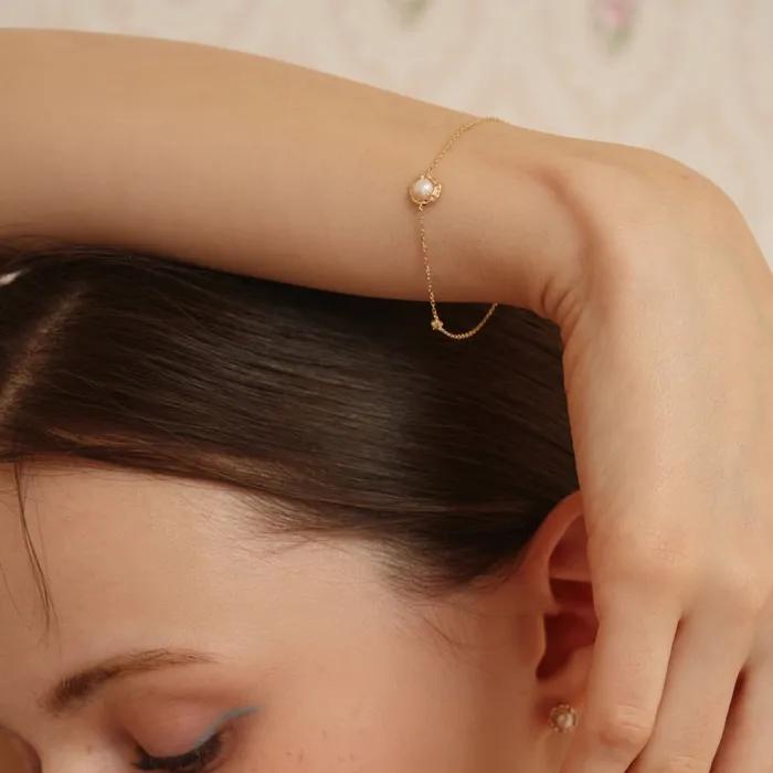 Bouton Pearl Bracelet PBSF012FP