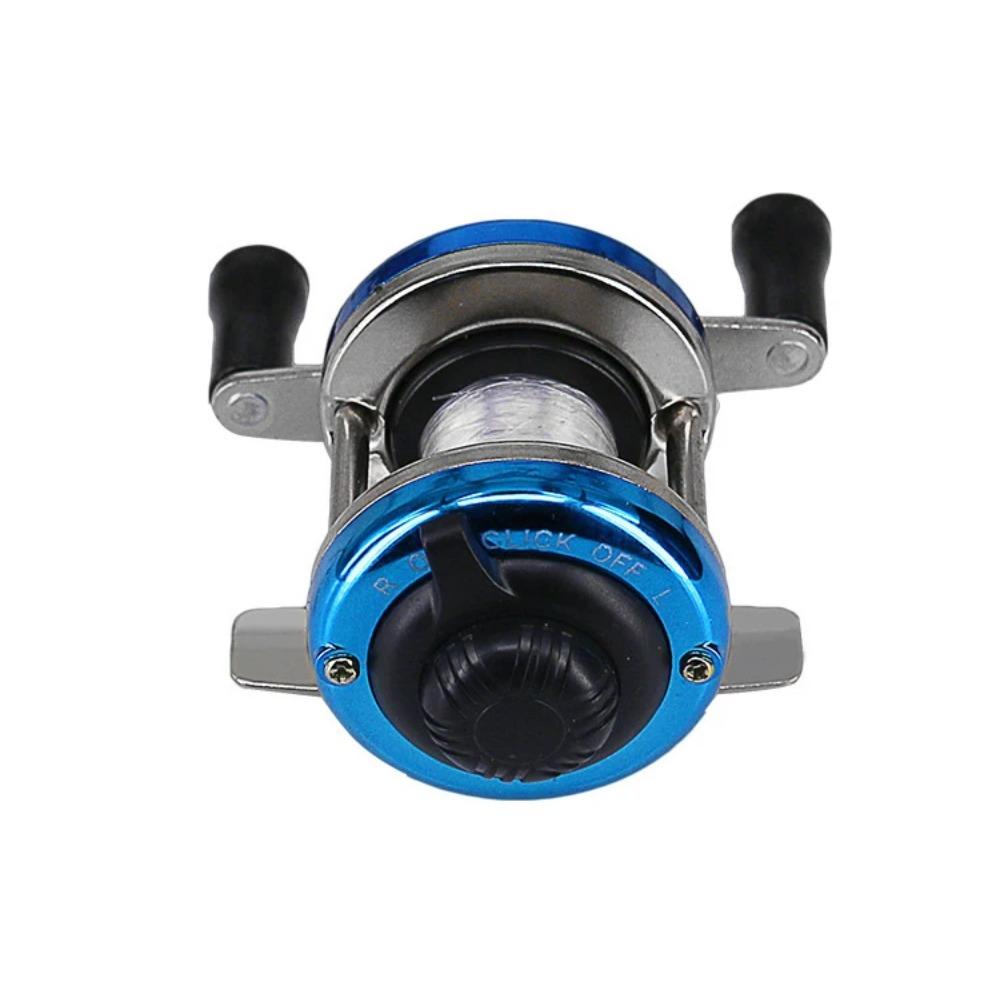 Mini Tambur Plasticl Mulineta Pescuit Portabilă Iarnă Gheață Mulinetă Tambur Cu Fir Echipament de Exterior Accesorii Pescuit