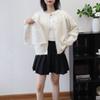 Heavy Industry Bead Design Sense Hat Knitted Cardigan Autumn and Winter New Gentle Wind Loose Sweater Jacket Women
