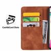 For Samsung Galaxy A35 5G Cell Phone Case Imprinted Flower Leather Wallet Cover