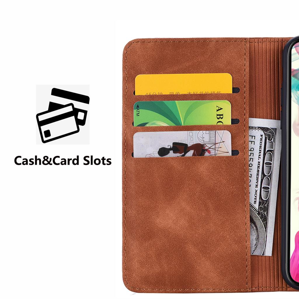 For Samsung Galaxy A35 5G Cell Phone Case Imprinted Flower Leather Wallet Cover