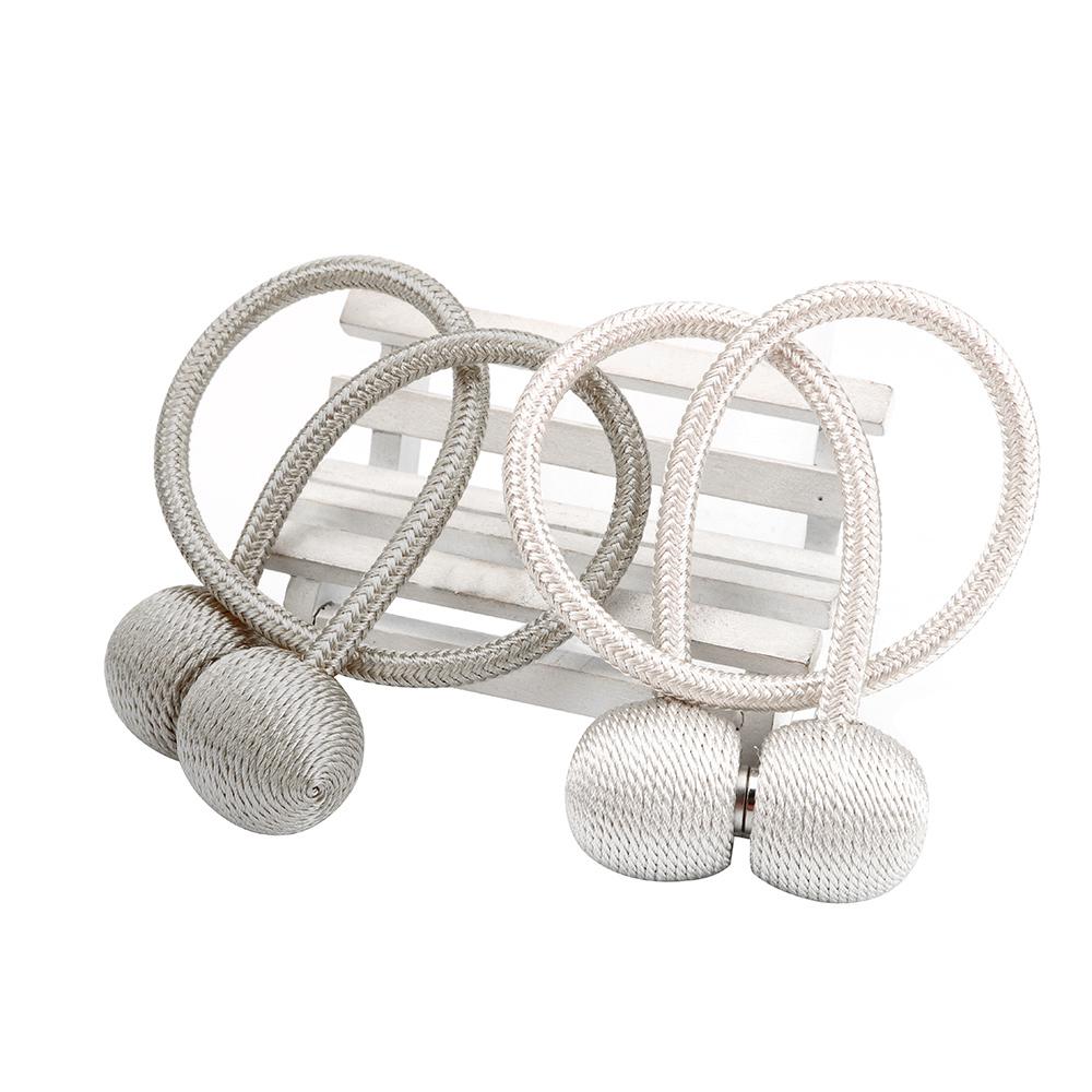 Curtain Buckles Tie Backs Magnetic Pearl Ball Curtain Strap Brief Curtains Tieback Curtain Decorative Accessories