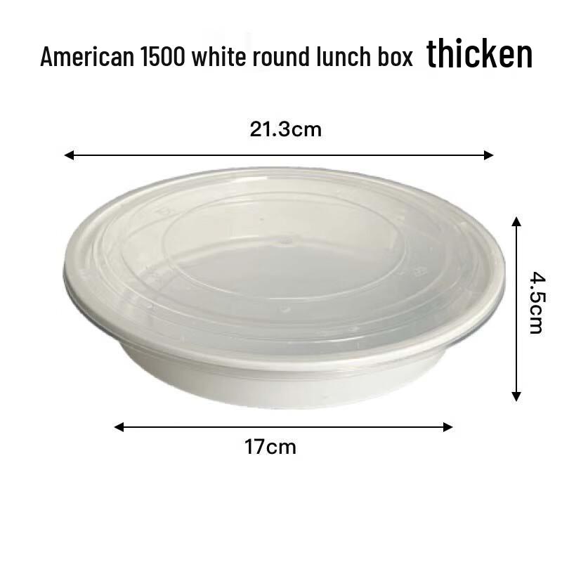 

Saint Byley Round Disposable Food Containers with Lids