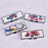 Metal Pill Box Cutter Splitters Pastilleros Estuche Folding Pill Case Container For Medicines Organizer 6 Slots 85mm*35mm*15mm