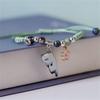 Korean Cute Cartoon Animal Cat Flower Bells Bracelets For Women Fashion Charm Kitten Friendship Bracelet Party Jewelry Gifts