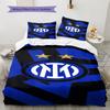 Inter logo  Pattern Bedding Quilt Set Quilt Cover Pillowcase Home Decoration Birthday Gift (1 * duvet cover + 2 * pillowcase, without core)